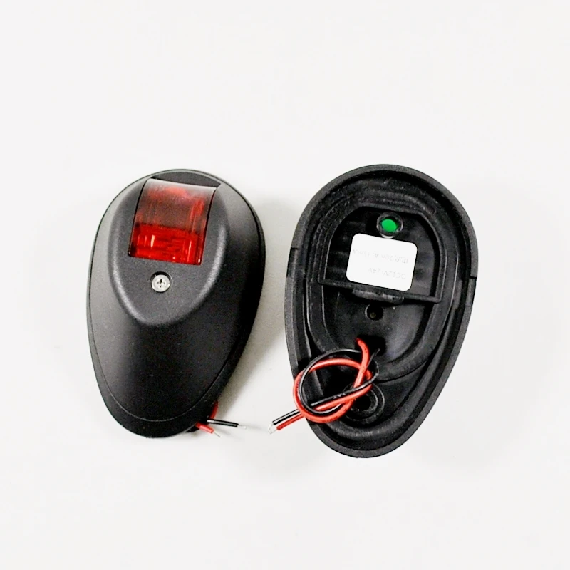 ISURE MARINE  Boat Yacht Red & Green LED Navigation Side Bow Lights Black Plastic House