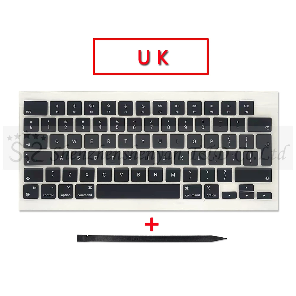 Macbook Pro Retina Keycaps, لابتوب Max Max A2918, A2991, مفاتيح A2992, من من من Macbook ، غطاء المفتاح الكامل ، إصلاح لوحة المفاتيح ، جديد