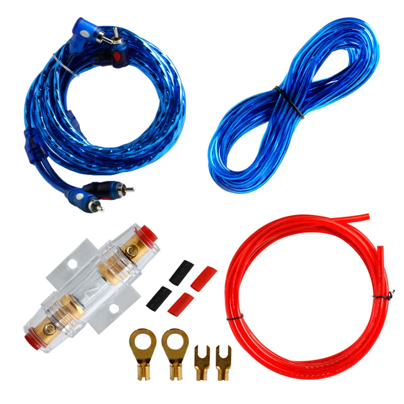 Holder 1500W8GA Car Subwoofer Amplificateur Câblage Fuse Kit Fil Cable Set