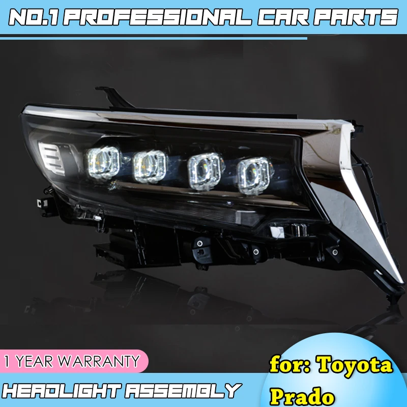 

car accessories led Headlight for 2018 for Toyota Land Cruiser Prado GXL wagon 1 order