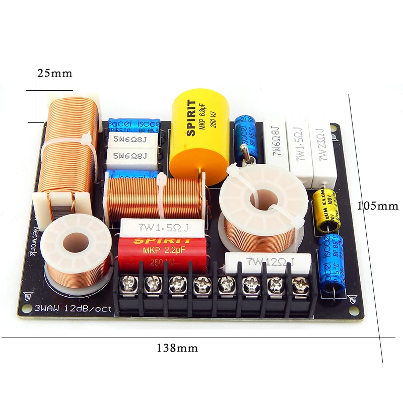 Audio Car DSP 3CH Frequency Divider Speaker Frequency Divider For Audio Amplifier Speaker HIFI Three Frequency Divider