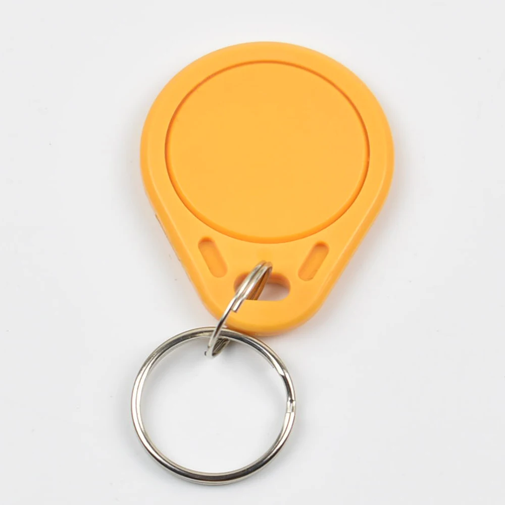 T5577 yeniden yazılabilir programlanabilir RFID 125 KHz anahtarlık Keyfobs anahtar bulucu kopya EM4100 kartları 1 adet/grup