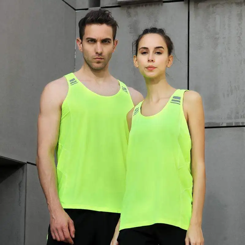 Universal Men women Running Vest Gym Sleeveless Shirt Summer Slim Tank Men Sport Vest Top New Workout Training Man Singlet
