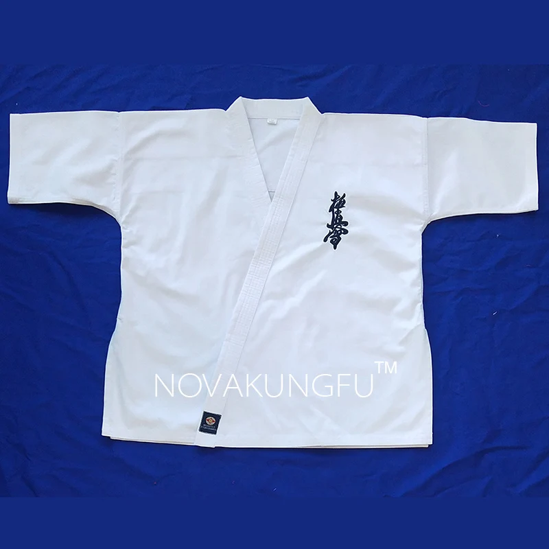 Competition Karate Uniform, Polyester Cotton Blend, Thick Canvas, Training Suit, Thickened Version for Competition.