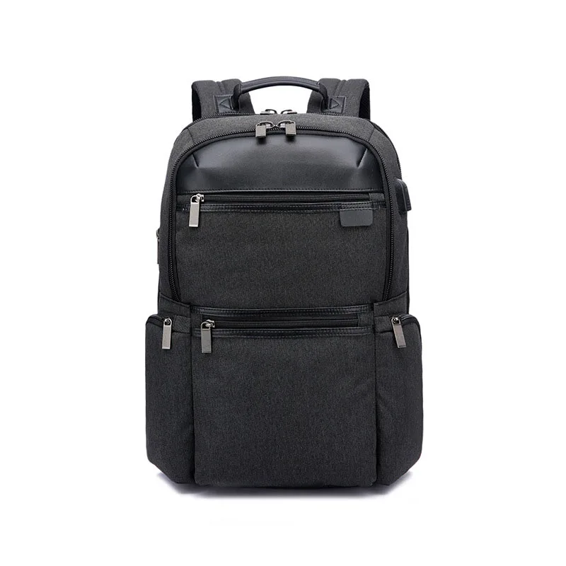 

2019 New Fashion 17Inch Laptop Backpack Men's Backpack With USB Interface Large Capacity Oxford Waterproof Backpack Mochila