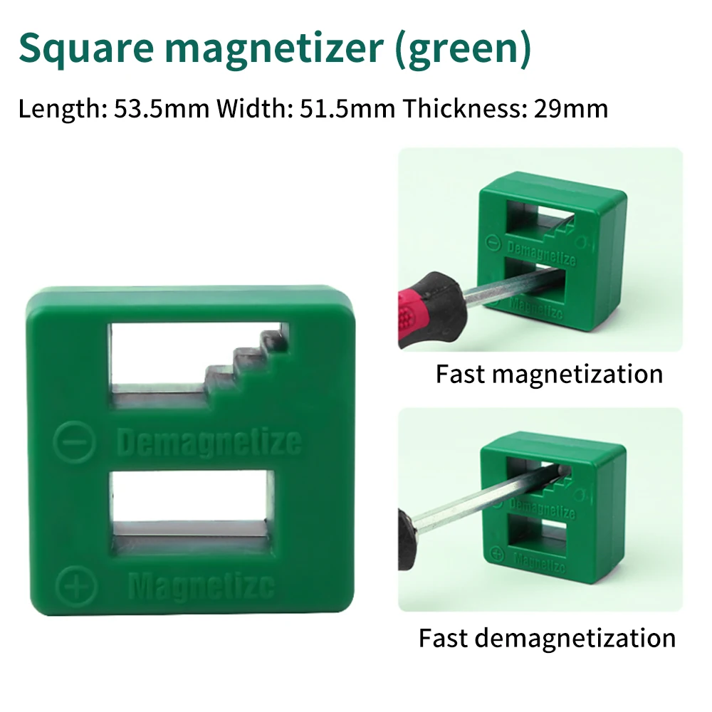 LUXIANZI-Ferramenta Desmagnetizadora Magnética para Chave De Fenda, Broca, Degausser De Dupla Utilização, Dispositivo Magnético Forte