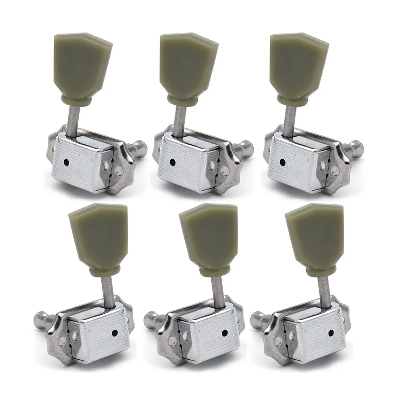 6PCS 3L 3R Guitar Machine Head Tuners String Tuning Pegs Keys Accessories Silver/Gold Machine for Gibson Les Paul Guitar