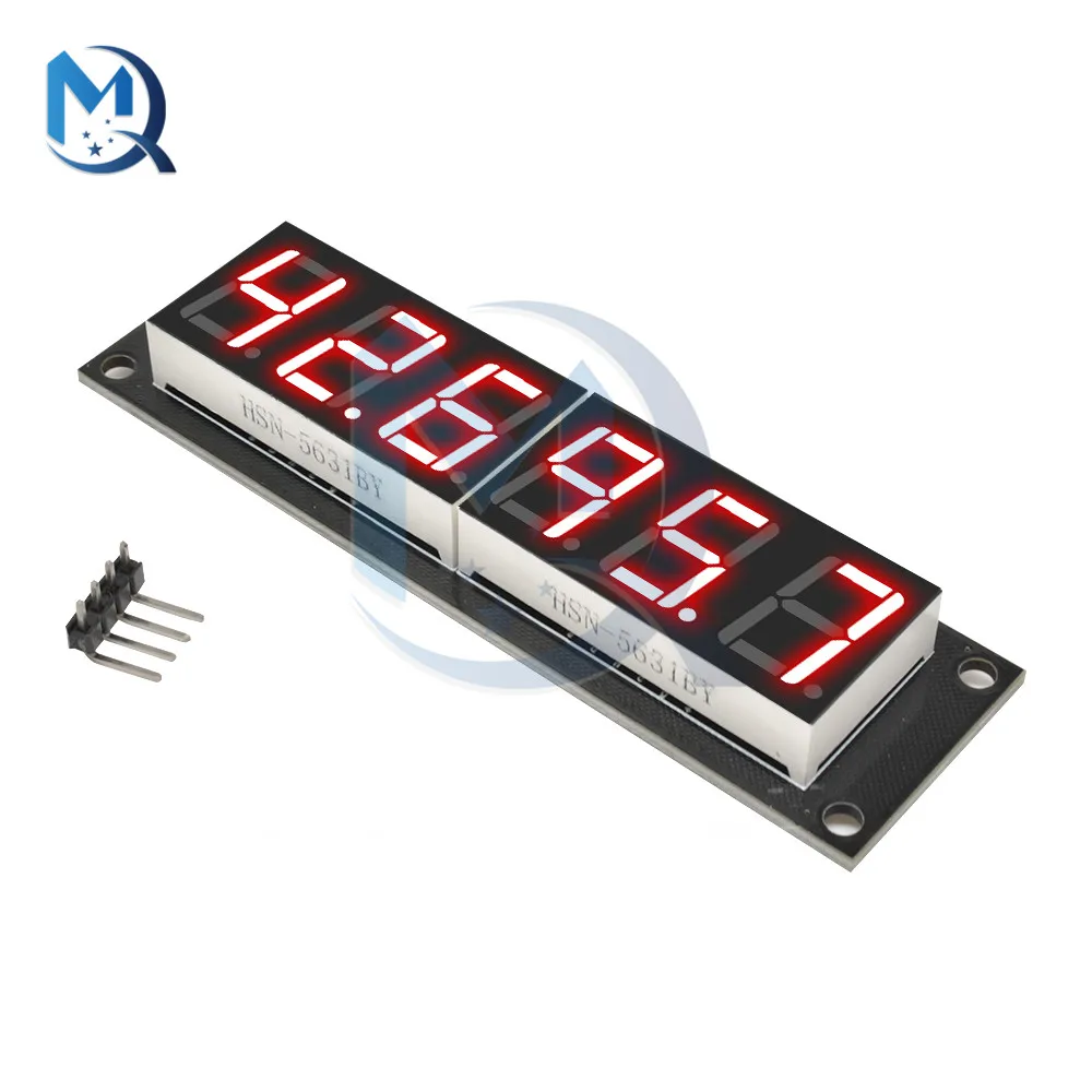 5V 0.56 Inch 6-Digit 7 Segments Digital Tube LED Display Module Decimal TM1637 Clock LED Screen Board Module for Arduino