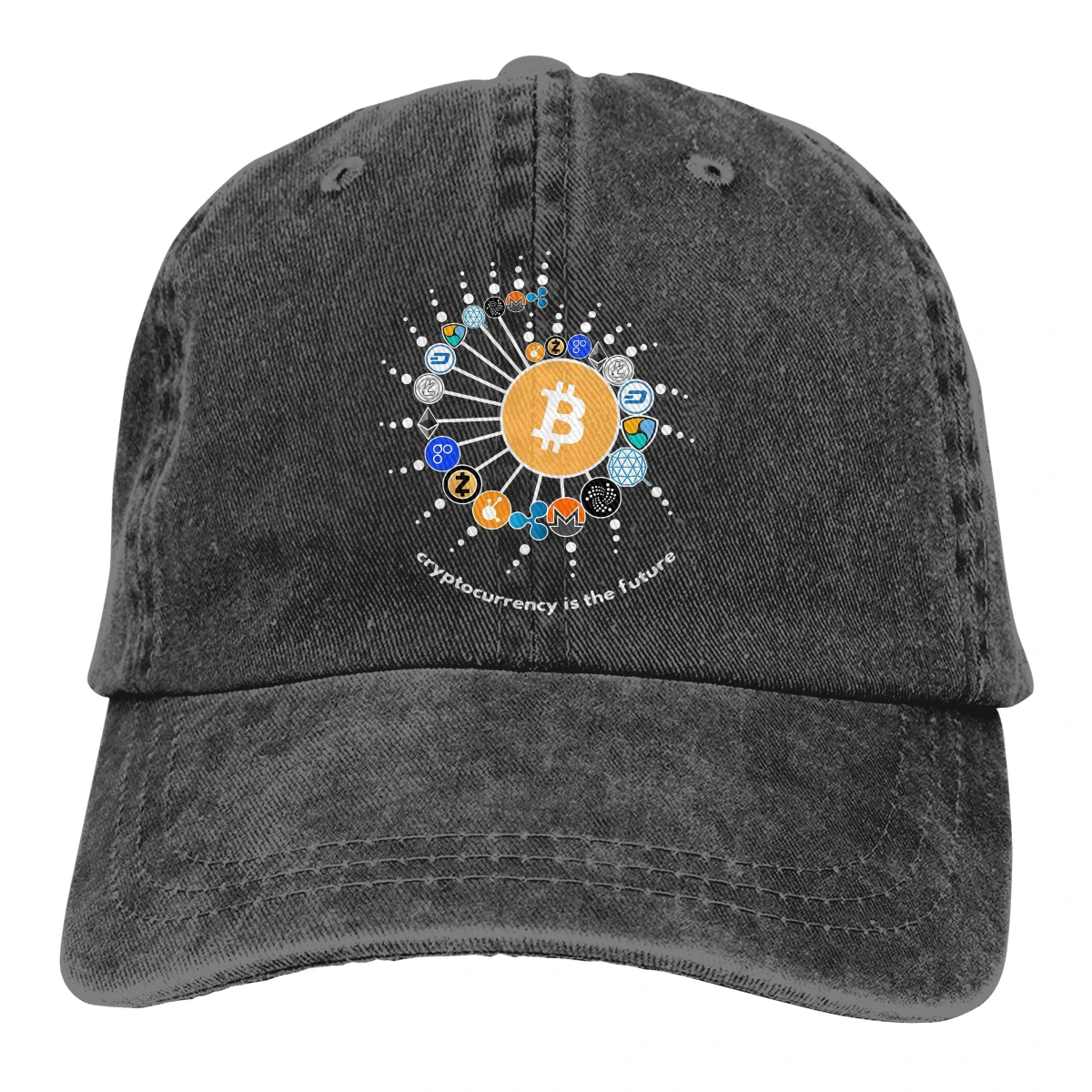 

Summer Cap Sun Visor Best Cryptocurrency Hip Hop Caps Blockchain Crypto Miners Cowboy Hat Peaked Hats