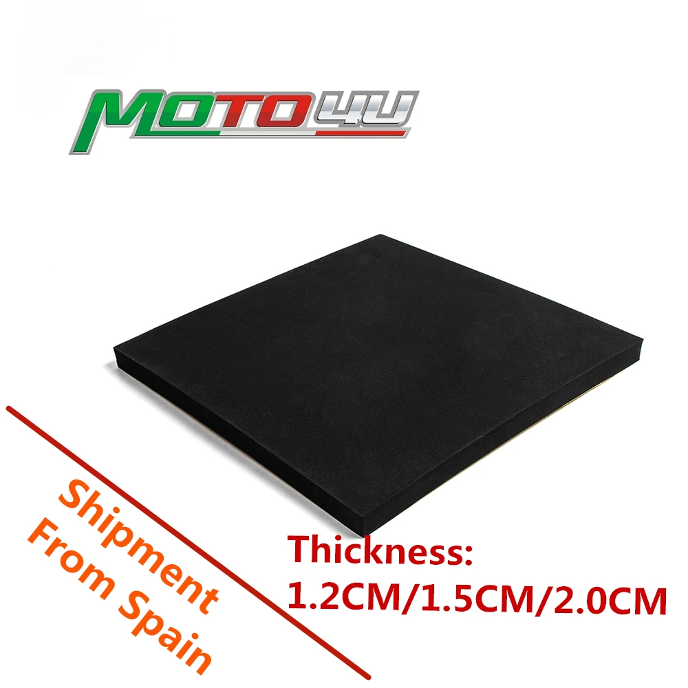 33x33CM Universal Motorcycle Foam Seat Race Fairing Square Seats Pad Adhesive Racing Parts