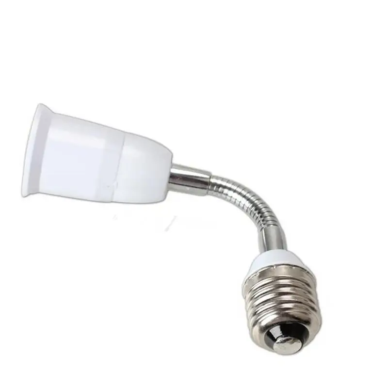 good quallity 1Pc Adapter Socket BaseType Extension Extend LEDlight Bulb lamp Holder Converters Flexible E27 to E27 16cm Length