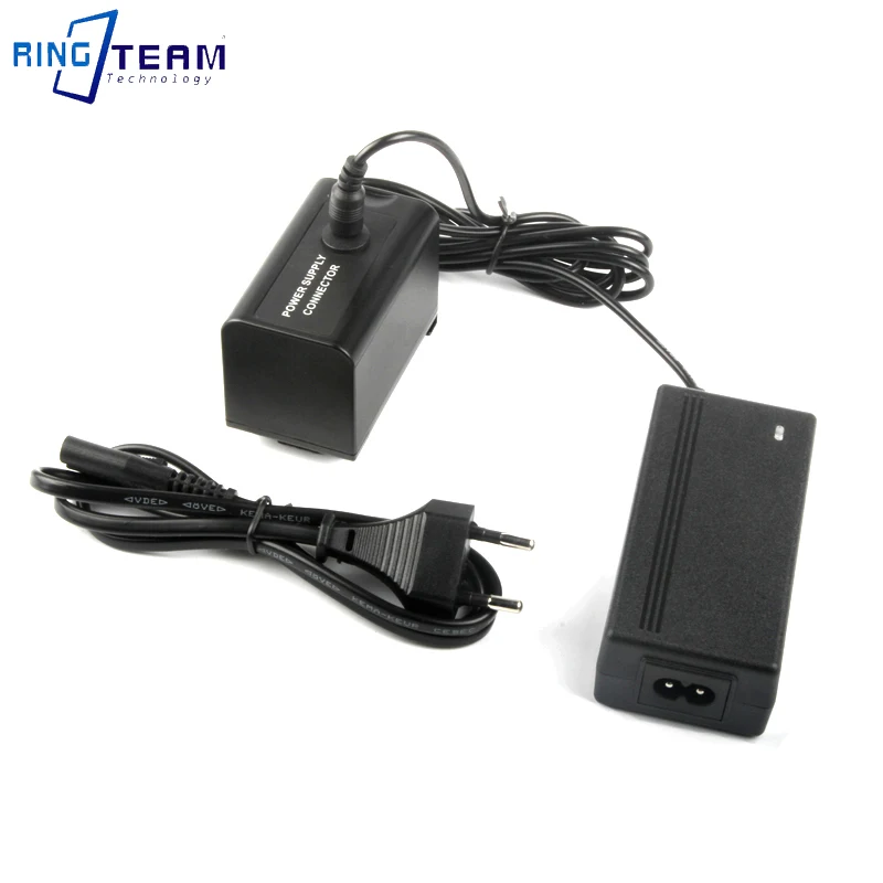 VW-VBD58 VW-VBD98 Dummy Battery AG-VBR59 +AC Power Adapter For Panasonic DVX200 UX90 UX180 PV100 PX298  UX180 MDH2/3 Camera