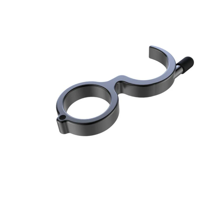 Kooty Key Hook Tool 연락처가없는 플라스틱 도어 오프너