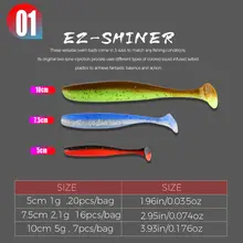 Ez Shiner Soft Wobblers 5cm-10cm for Carp Fishing #3