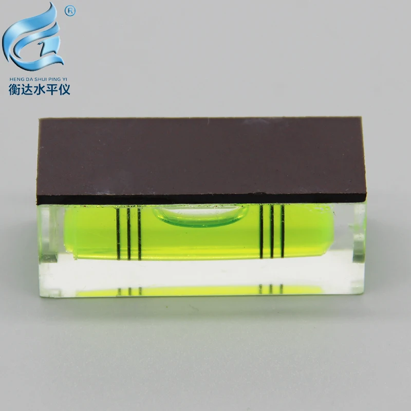 (10 stuks/batch) maat 15*15*40mm magnetisch frame muur niveaumeter vierkante niveau bubble draagbare niveau