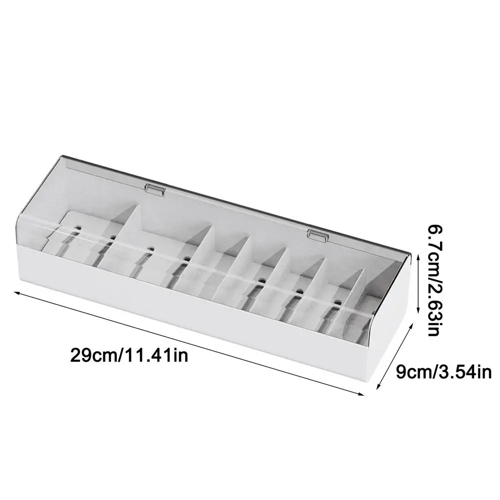透明なプラスチック製の収納ボックス,コンテナ,データライン,デスク,文房具,化粧品,キー,ジュエリーボックス,オフィス