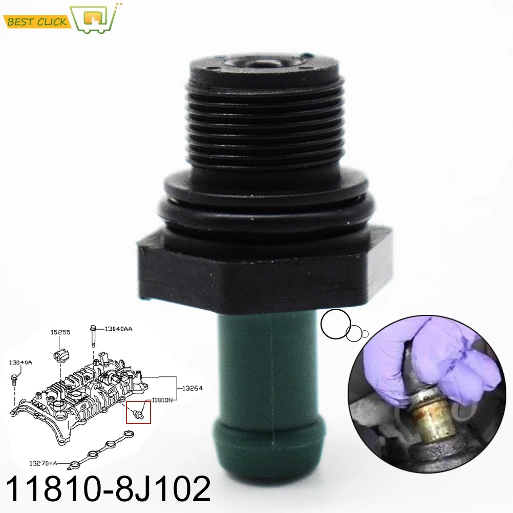 

PCV valve 11810-6N201 1035A422 11810-EA200 For Nissan X-Trail T30 Armada QR20 QR25 Altima 11810-6N202 118106N202 118106N201