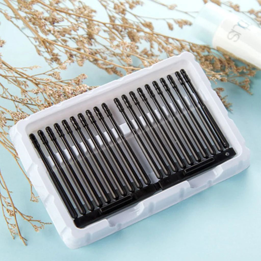 20Pcs/Pack Disposable Sticky Ear Swabs Pick Spiral Tips Wax Removal Remover Tool Kit Nasal Cleaner Stick Portable