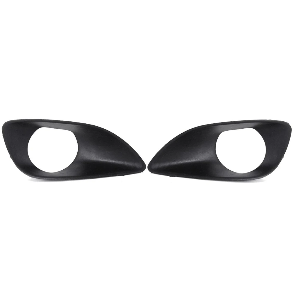 Pair Left&Right Front Clear Fog Lights +Wiring Harnes+Black Grille Cover For Toyota Yaris Sedan 4D 2007-2012