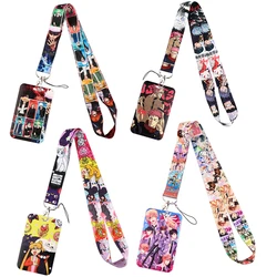 LX679 Japanese Anime Fashion Keychain Belt Phone Lanyard Key ID Card USB Badge Holder DIY Lasso Lanyarde For Friends