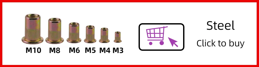 Rivet nut tool Hand Rivet Nut Gun Head Simple Installation Manual Riveter Rivnut Tool Accessory for M3 M4 M5 M6 M8 M10