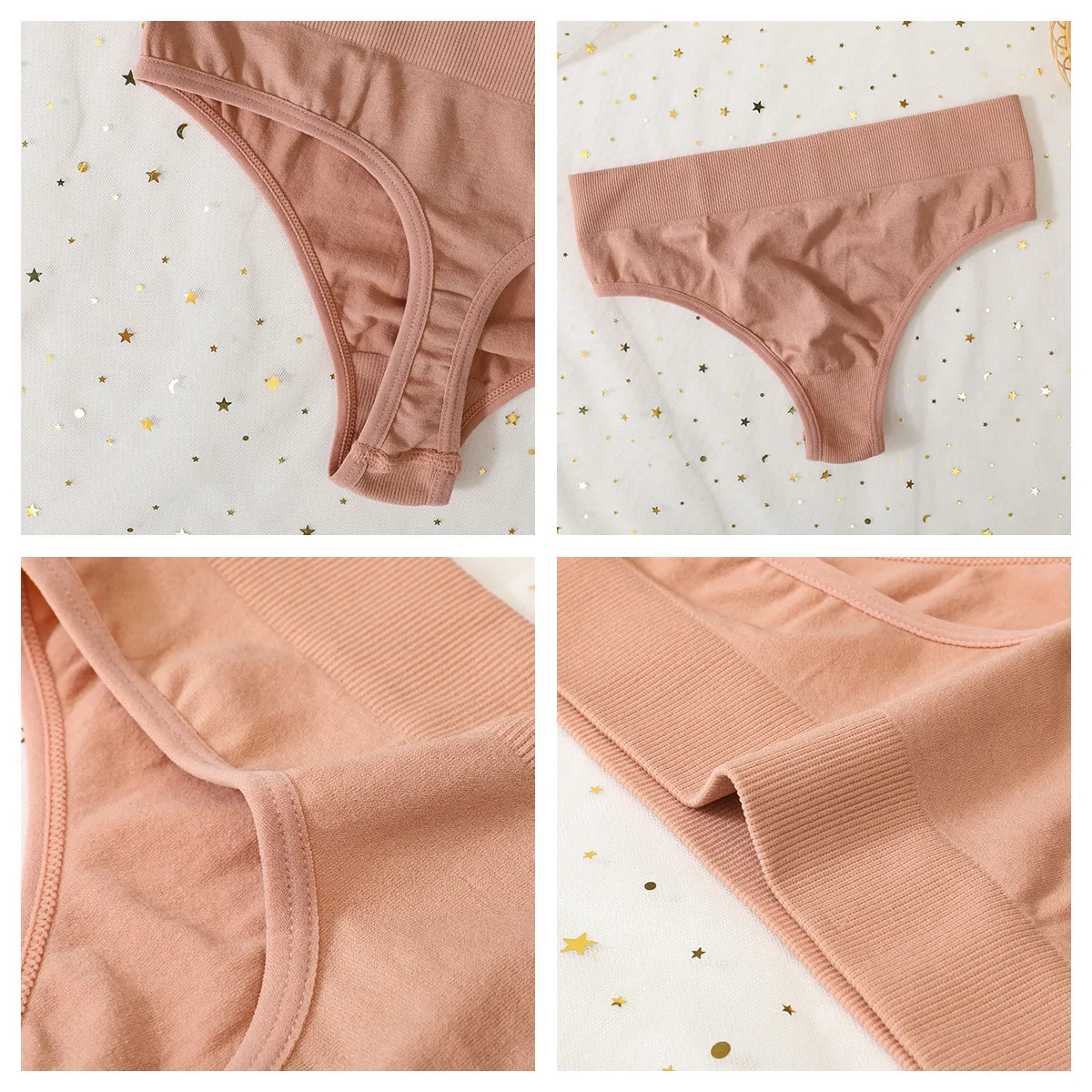 Seamless Bra And Panties Set Push Up Bras Women Sexy Lingerie Female High Waist G-String V-neck Brassiere Underwear Set