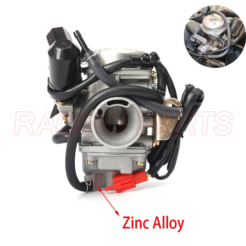 Motorcycle New GY6 PD24J Carburetor 125cc 150cc Carb For BAJA Scooter ATV Go Kart Scooter 125cc PD24J Motorcycle Parts