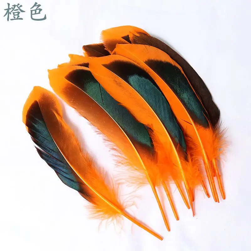 20 PCS Natural High Quality Wild Duck Feathers 4-6 Inches / 10-15cm Long, Diy Pheasant Feather Jewelry Decorative Accessories