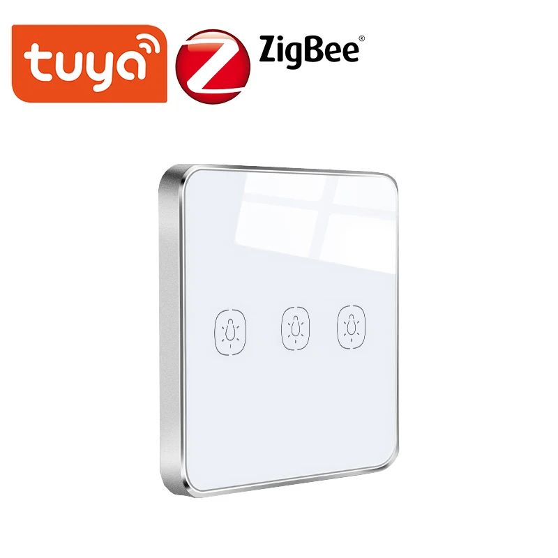 Tuya ZigBee Battery Switch, Scene Panel Switch One Button Automation Working with TuYa ZigBee Hub, One-click linkage