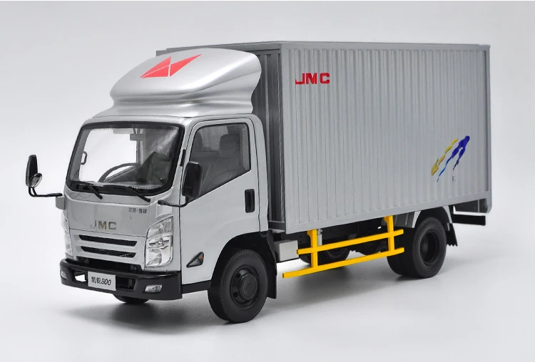 Original Authorized Authentic 1/18 Jmc Kairui N800 Pick Up Truck Diecast Model Car Silver Pick Up Toy Truck Model for Christmas