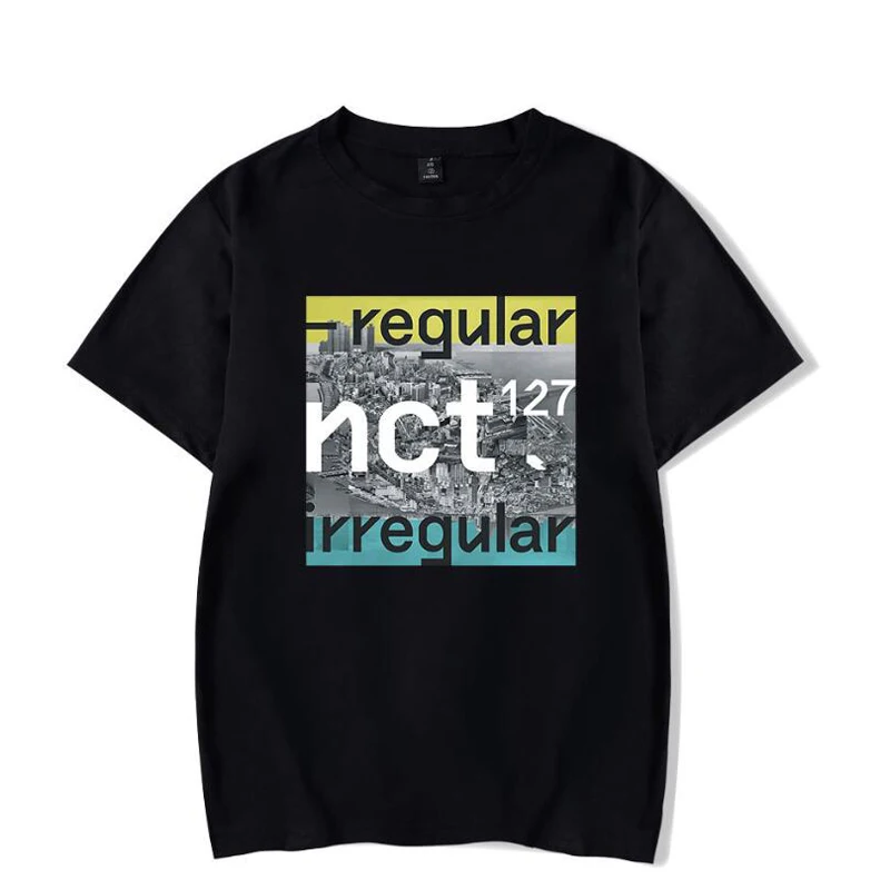 KPOP NCT127 T Shirt Women Men Korean Style NCT 127 DREAM Member Name Print Cotton Short Sleeve Tee Shirt Femme Camiseta Mujer