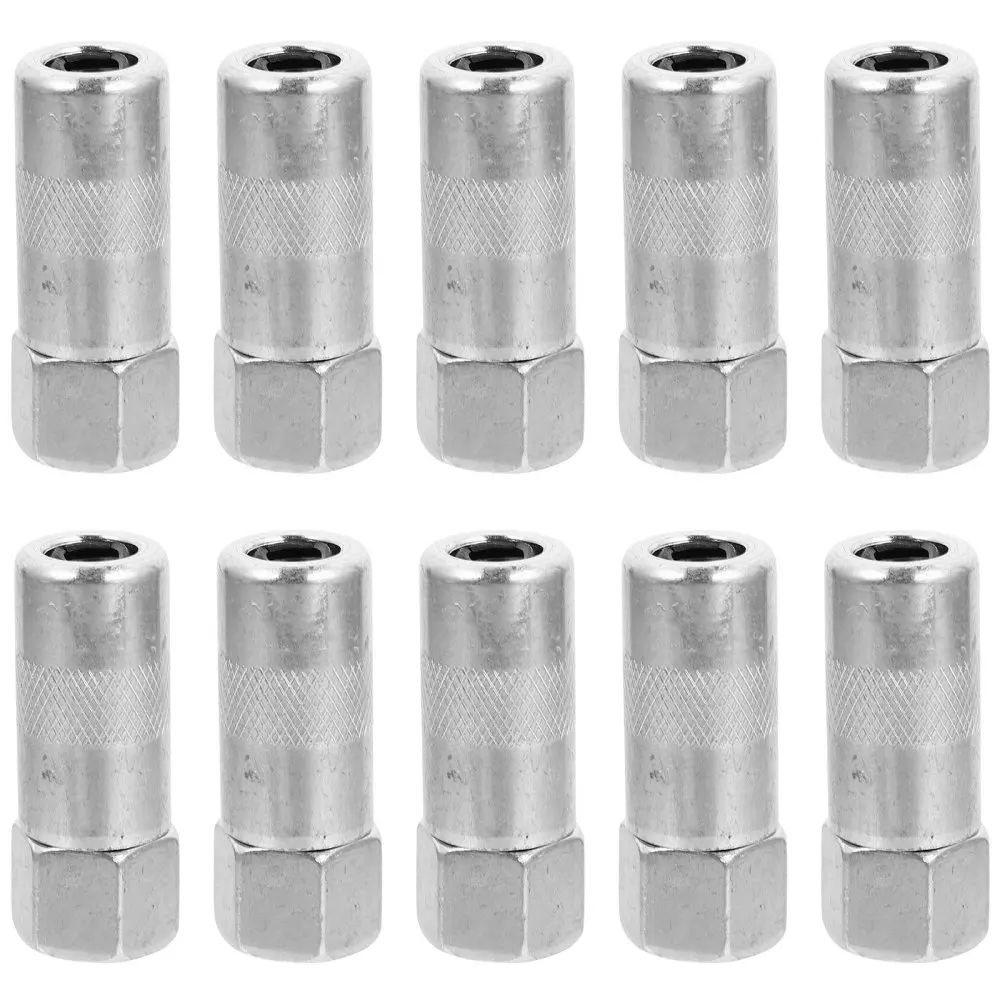 10Pcs 4 Jaw Grease Tip High Hardness Grease Tip Sprayer Coupler for Convenient Installation and Disassembly