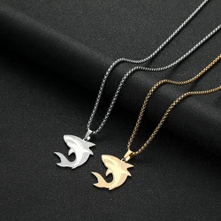 Chandle Shark Necklace Shark Jewelry Shark Pendant Shark Charm for Men and Women