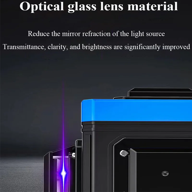 Laser Level 3D 4D 8/12 Line potente Display digitale a luce viola 360 ° sistema orizzontale autolivellante verticale strumenti di misura