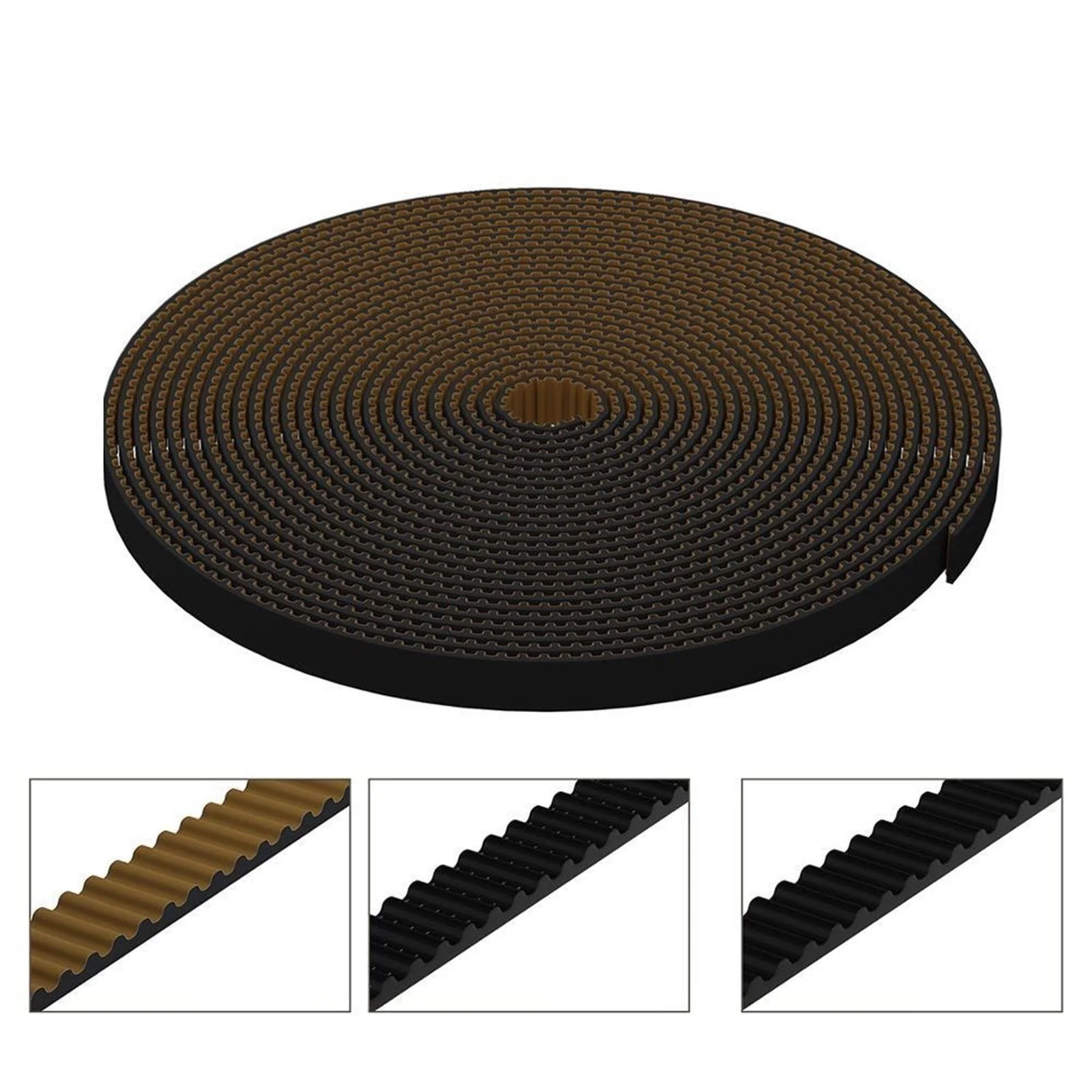 

10m-50m GT2 Open Timing Belt, Width 6mm/10mm, GT2 Belt PU With Steel Core, 2GT Rubber Synchronous Belt, 3D Printer Parts