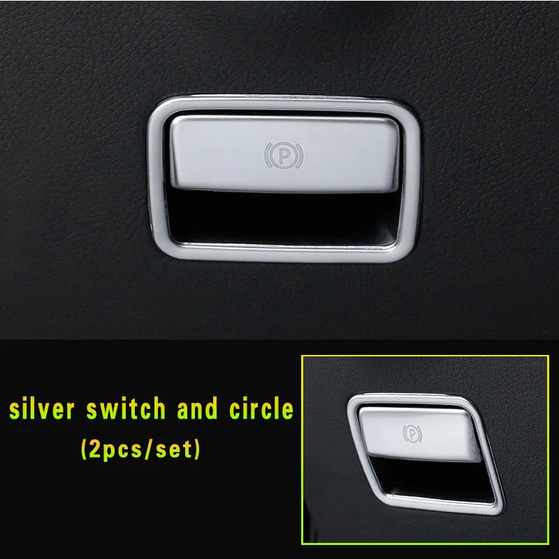 Silver interior trim for Mercedes GLE W166 350 450 500e gls X166 450 500 550  gl x166 ml w166  interior decoration accessories