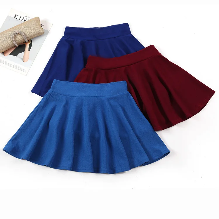 MRMT 2024 Brand Spring and Summer New Women's Skirt Large Swing Pleated Solid Color Skirt for Female Casual Skirt