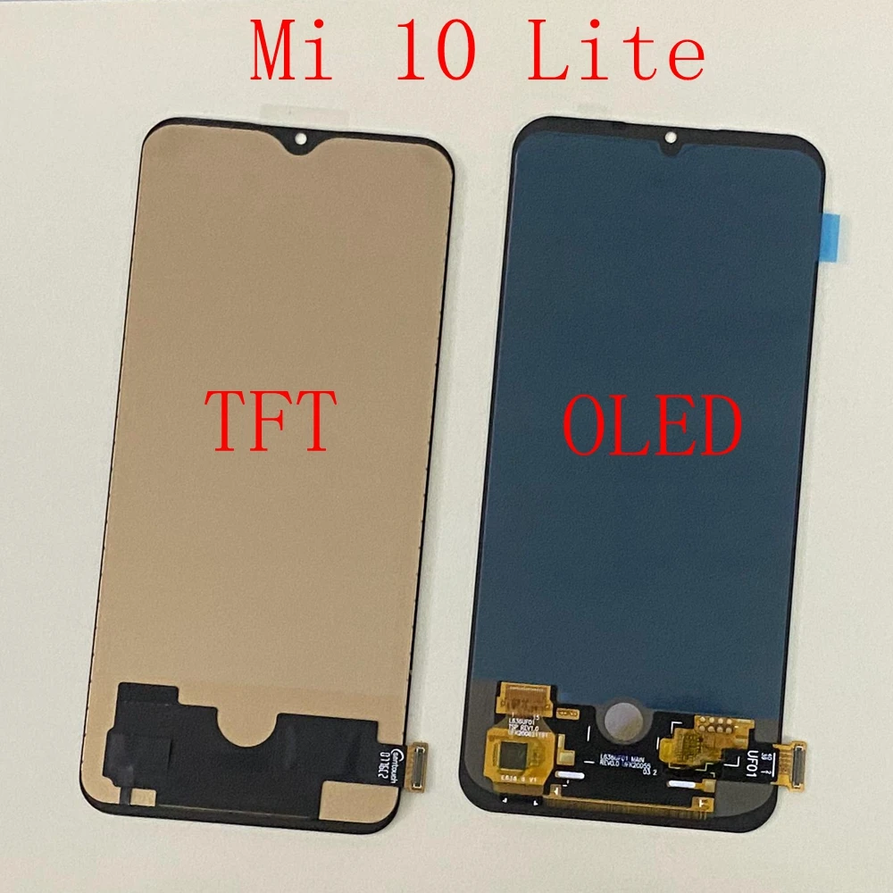 100% Test Mi 10 Lite Lcd For Xiaomi Mi10 Lite Lcd Display Touch Screen Digitizer Assembly For Mi 10Lite Lcd M2002J9G 5G