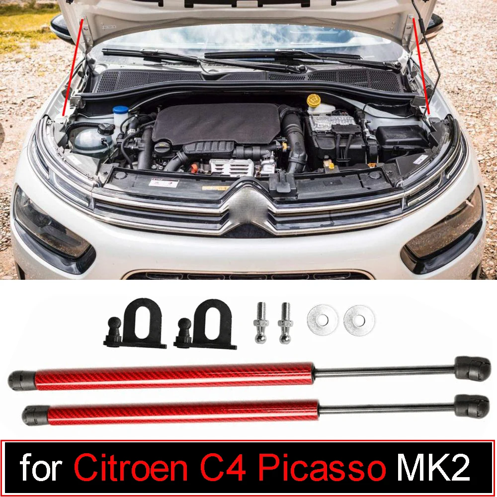 Gas Struts for Citroen C4 Picasso MK2 2013-2022 Front Hood Bonnet Modify Lift Supports Hydraulic Dampers Shock Absorber Springs