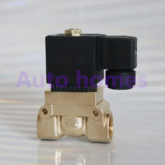 Válvula Solenoide de alta presión de 50bar, orificio de 12mm, NC 1/2-04, latón piloto, 5404 BSP, 24V, CC, AC220V