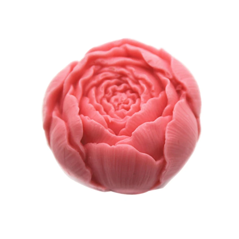 New Flower/Rose Candle Wax Silicon 3D Soap Mold Cake Decoration Manual Handmade Resin Clay Plaster Gumpaste Mould M2442