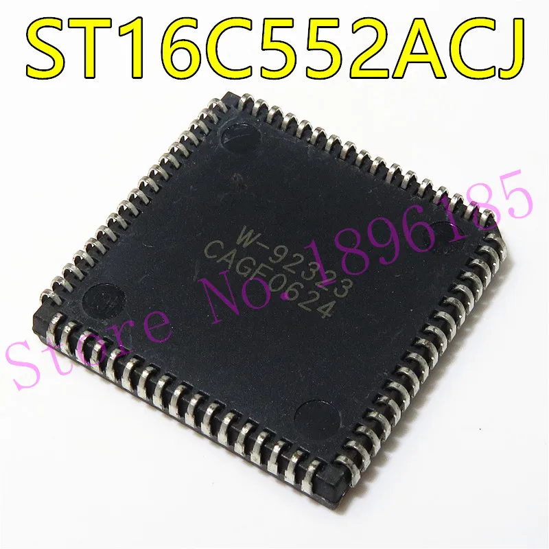 1pcs/lot ST16C552ACJ ST16C552ACJ 16C552 DUAL UART WITH 16-BYTE FIFO AND PARALLEL PRINTER PORT