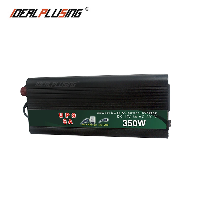 350W Off Grid Inverter with Charger, 350W 12VDC TO AC110V/220V Modified Sine Wave Power Inverter with charge function