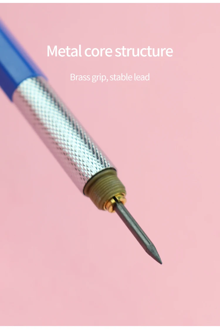 DEDEPRAISE 2,0 mm automatische/mechanische Bleistiftminen, Ersatz-Farbstiftmine, dicke Mine/Kern/Nachfüllzubehör, 36 Farben – Detail 8