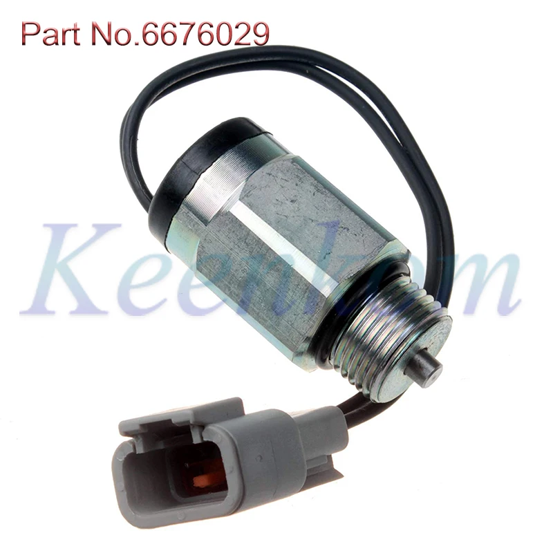 6676029 Fuel Shut Off Solenoid Spool Lock Solenoid For Bobcat 751 753 763 773 863 864 873 883 963