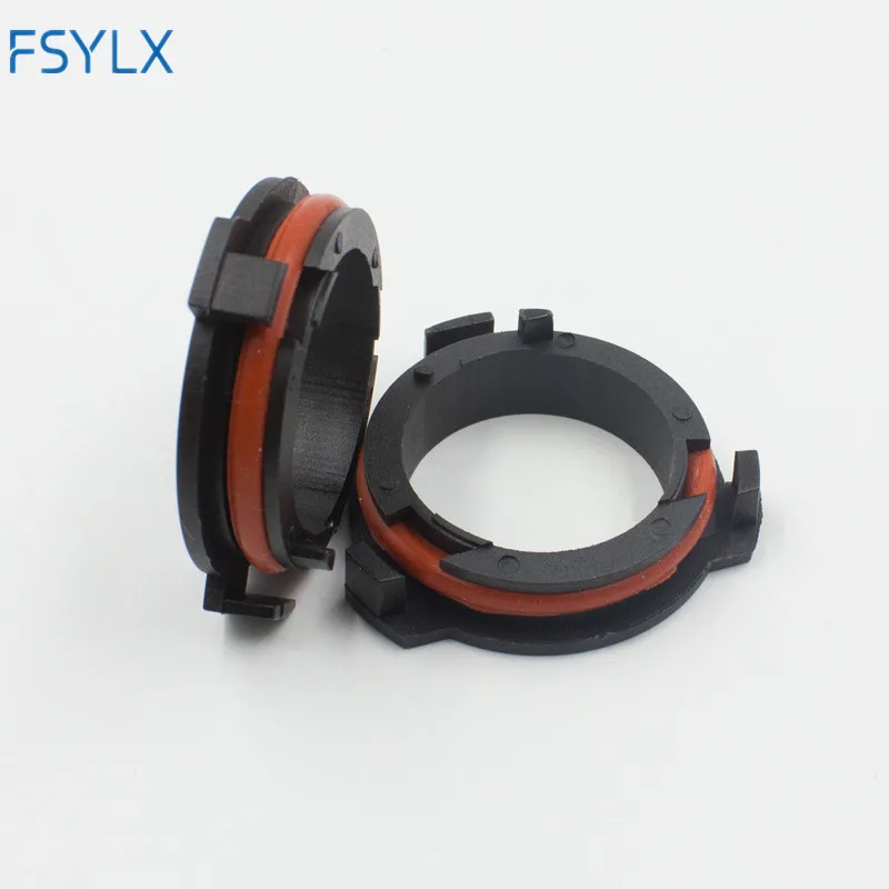 FSYLX 2pcs H7 LED headlight bulb  adaptor base retainer adapter holder for Opel Astra G
