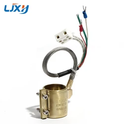 LJXH Brass Band Heater Electric Heating Ring 45x35/45x40/45x45/45x50/45x60mm Inner Diameter x Height with Two/Three/Five Wire