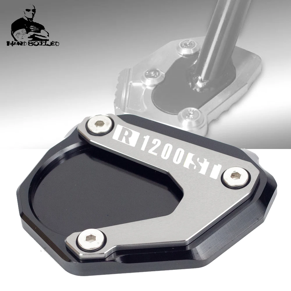 

R1200 R/RT/ST Pad Side Stand Enlarger Plate Extension Foot For BMW R1200R 2006-2014 R1200RT 2004-2013 2012 R1200ST 2003-2007