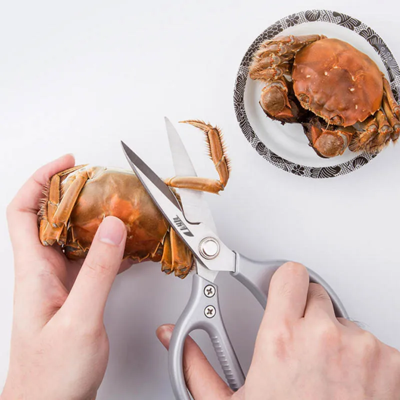 Original Liren Stainless Steel Scissors knife Kitchen Sharp Shears Fruits/Meats/Leaves Trimmer Flexible Rust Prevention Clippers