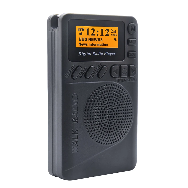 Pocket DAB/DAB+ Digital Radio FM LCD Display Good Sound Speaker Long Battery Life Portable Mini Radio Receiver